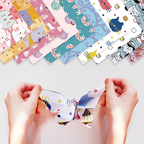 Origami Paper 6x6" Double Sided 12Pack/Set 10Colors Origami Kit,Craft Paper - color: 600sheets-12Pcak/Sets