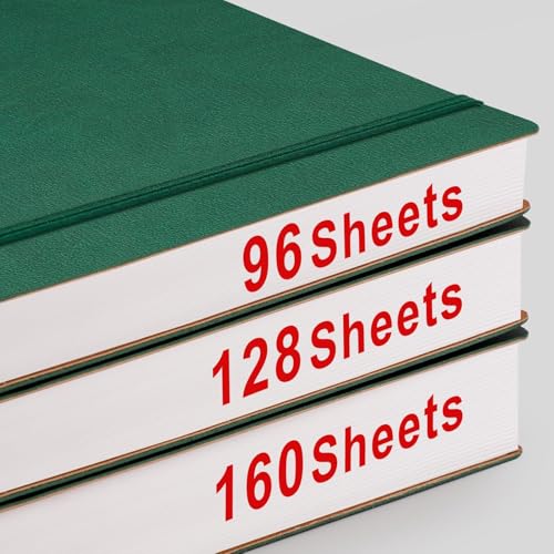 AHGXG Dotted Journal, 320 Pages, B5 (7.6'' X 10'') - color: Green, size: B5