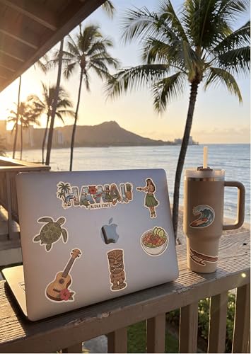 Hawaii Sticker Sheet, Hawaii Stickers for Laptop & Journal - style: Hawaii