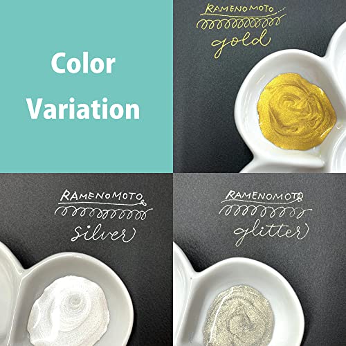 Kuretake ECF163-101 Ink Ink - Cafe Glitter Base Gold - color: Gold/Gold