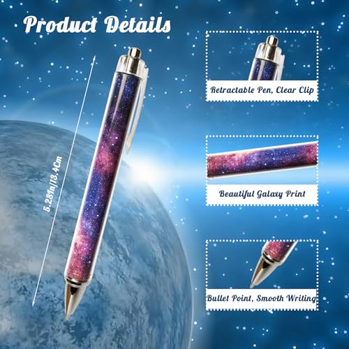 LSLSHY Galaxy Gel Ink Space Pens Cool Birthday Gifts Space Party Favors