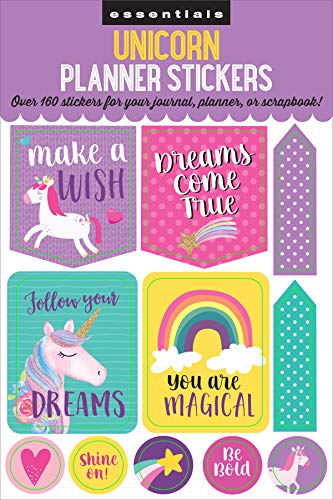 Essentials Unicorn Planner Stickers (over 160 stickers!) (Essentials Planner Stickers)