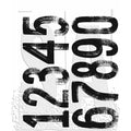 Tim Holtz Cling Stamps 7"X8.5" Paint by Number