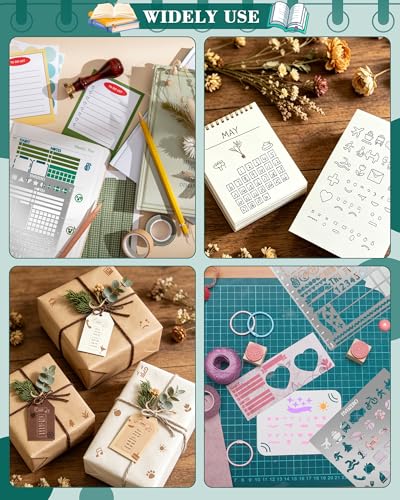 5x7.5 Inch Metal Emoji Stencils for Journaling, Stainless Steel Icon Stencil Bookmark for Planner & Bullet Journal, Reusable Faces & Symbols Template for Mood Tracker, Diary, Scrapbooking, Doodle - color: Style 1