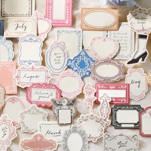 120PCS Vintage Ephemera Pack Decorative Scrapbook Paper for Journaling Junk Journals, Scrapbooking & Card Making