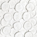 Pollize 50Pcs Wax Seal Stickers, Wedding Invitation Envelope Stickers - color: White