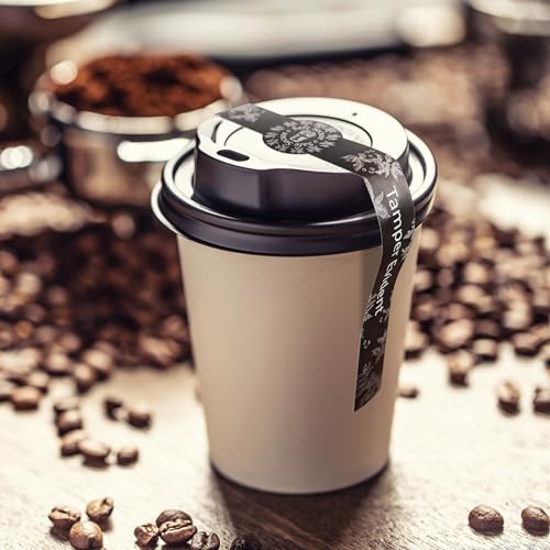 800 PCS Safe Secure Tamper Evident Seals Stickers for Drink Lids