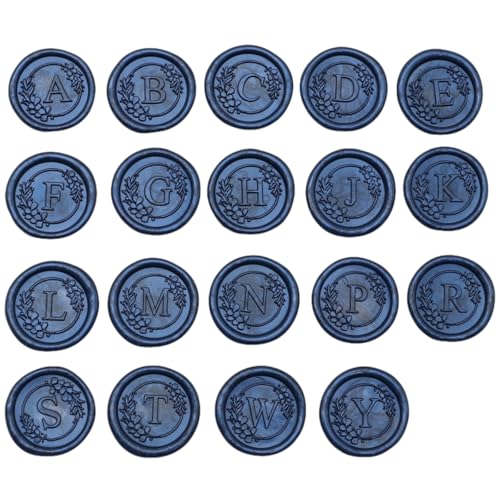 Initial Alphabet C Wax Seal Stamp Set, Retro Letter Sealing Stamp with 150Pcs Sealing Wax Beads in 5 Color, Melt Non Stick Spoon Pen Kit for Wedding and Christmas (C) - style: C