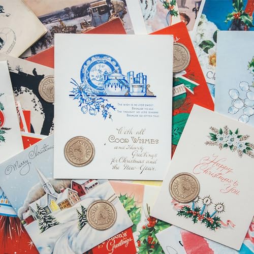 25Pcs Champagne Gold Letter B Adhesive Wax Seal Stickers, Hand-Made, No Need Seal Stamp, Tear and Use Wax Stickers for Wedding Invitations, Envelopes, Christmas Gift - color: 25pcs-champagne Gold, size: B
