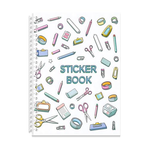 B5 Reusable Sticker Collecting Book Blank Sticker Album (Style A White) - color: Style A White
