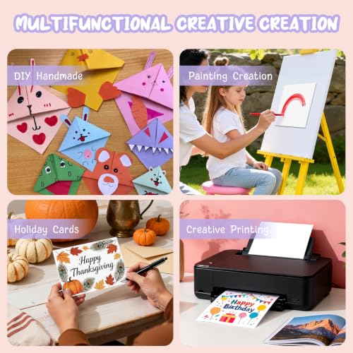 120 Sheets White Cardstock 8.5 x 11, Card Stock Paper 8.5 x 11 White | 200 GSM Heavy Cardstock Printer Paper, Construction Paper for DIY Cards, Greeting Cards, Invitations, Business Cards - color: White, size: 8.5x11 IN-120 Sheets
