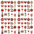 Youdiyla 40pcs Enamel Charms Alloy Metal Charms for Jewelry Making Necklace Bracelet Earring DIY Accessories - color: Red