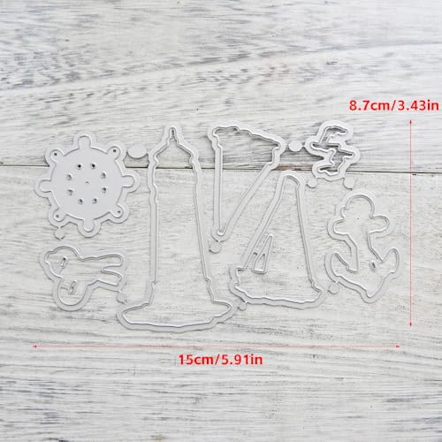 Clear Stamps and Metal Cutting Dies Set for Card Making Scrapbooking, DIY Craft Stamps and Dies Kit for Journaling, Albums, Greeting Cards, Holiday Cards, Birthday, Christmas (YX1314) - color: YX1314