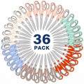 Chumia 36 Pack 8'' Scissors Bulk Multipurpose for Office Home, Morandi