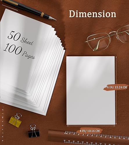 Note Pads 4x6 - Memo Pads - 12 Pack Server Note Pads - 50 Sheets Each Pads | Small Blank Notepad Scratch Paper Pads 4x6'' for Writing Notes/Grocery List, Office & School Supplies 4x6 Pocket Notepads - color: White- 12 Pack, size: 4x6