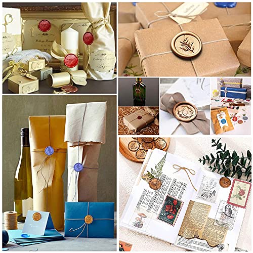 400 Pieces Sealing Wax Beads for Seal Stamp, PORXFLY Wax Seal Beads Great for Wedding Invitations, Wine Packages,Cards Envelopes, Gift Wrapping (Blue) - color: Blue