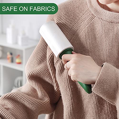 Fedicelly Lint Rollers Pet Hair Extra Sticky Clothes,Cat Dog Hair Remover Laundry Furniture Carpet,Total 800 Sheets Lint Remover Brush for Couch - size: 4 Rollers,800 Sheets