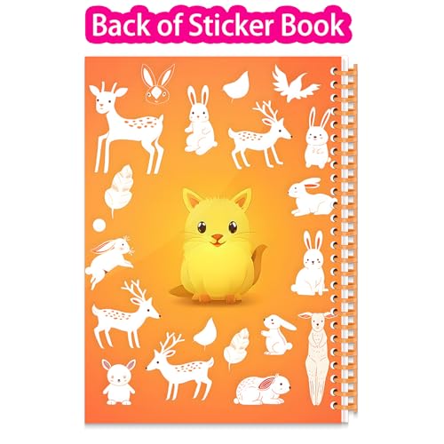 B5 Reusable Sticker Collecting Book Blank Sticker Album (Style E Orange) - color: Style E Orange