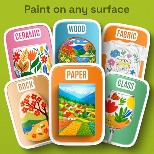 ARTISTRO Dual-Tip Acrylic Paint Marker Pens for Drawing - color: Multicolor, size: 5