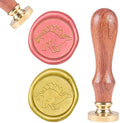 CRASPIRE Wax Seal Stamp Dinosaur Stegosaurus Animal Wax Sealing Stamps Retro 25mm Removable Brass Head Wooden Handle for Envelopes Invitations Wine Packages Greeting Cards Gift - color: Stegosaurus