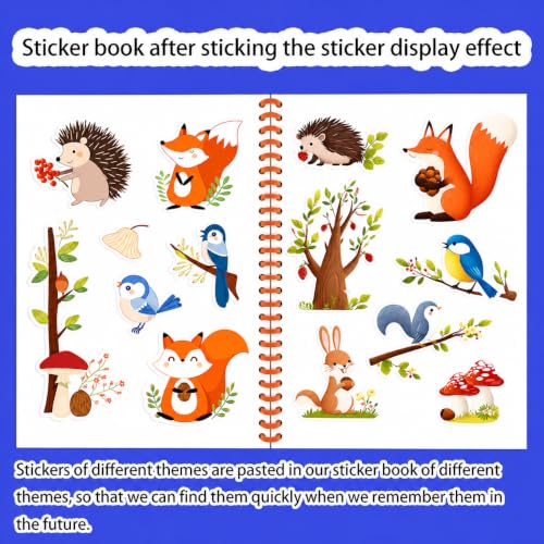 B5 Reusable Sticker Collecting Book Blank Sticker Album (Style E Orange) - color: Style E Orange