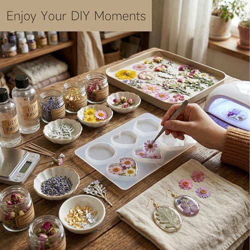 Dried Pressed Flowers Real Natural - size: 75 pcs Dried Flowers