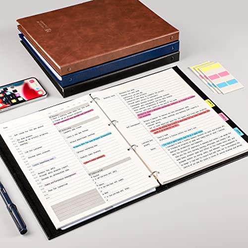 EMSHOI Undated Hourly Daily Planner Refills, 160 Pages, A4 (8.5" x 11.5") - color: Planner Refills