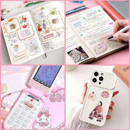 Tmtains 30 Sheets Japanese Manga Style Sticker Book 800+Pcs Heisei Retro Food Daily Life Theme Manga Books Style Sticker Aesthetic Japanese Stickers Book for Adults Scrapbooking Notebook (Food 1) - color: Al-red 3