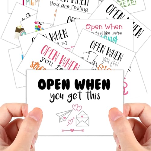 20 Pieces Open When Envelopes - Open When Letters Kit Long Distance Relationship Gifts, Open When Envelopes for Boyfriend, College Going Away Gifts, Open Me When Leaving Home Gift for Girlfriend