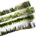 4 Rolls Forest Scenery PET Tape for Scrapbook Journaling - color: Forest Adventure