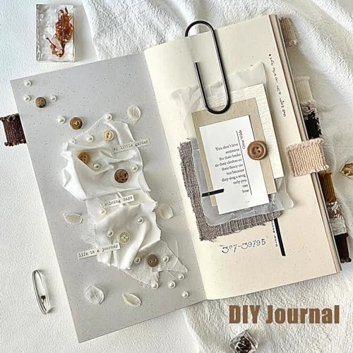 30 Pcs Large A4 Handmade Textured Scrapbook Paper Mesh Journaling Supplies
