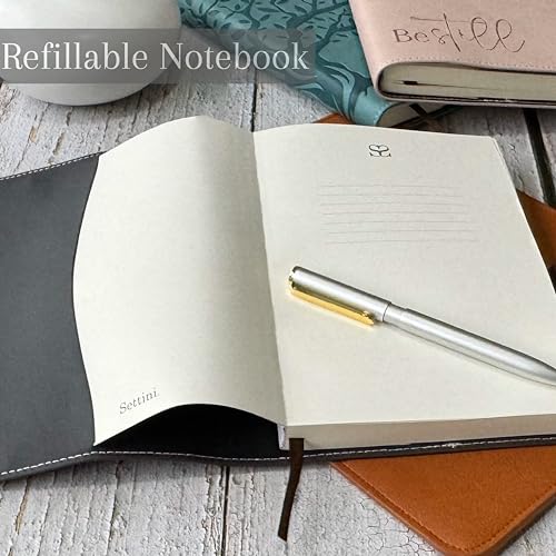 SETTINI® Refill Inserts for A5 Refillable Journal 192 Pages, Blank - color: Blue