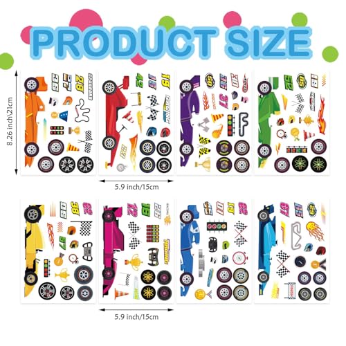 Car Stickers for Kids, Race Car Sticker, Make Your Own car Stickers - style: Race Car