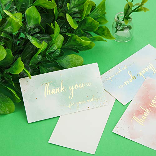 Outus 300 Thank You for Your Order Cards, Small Business Appreciation, Bulk
