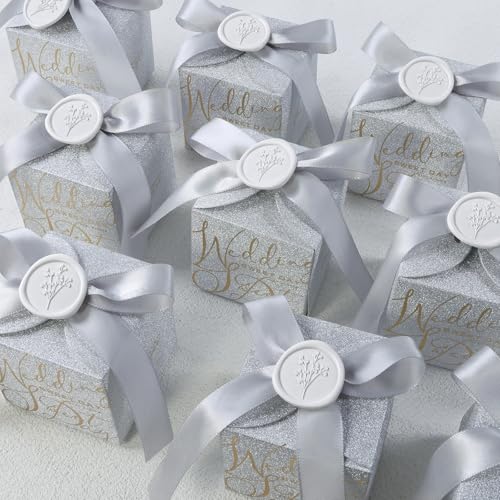 UNIQOOO Wax Seal Stickers - Baby‘s Breath Wedding Invitation Envelope Seal Stickers, Botanical 50 Pcs Self- Adhesive White Stickers, Perfect for Invitation, Gift Wrapping, Crafts (Snow White) - color: Snow White