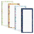 Joyberg Magnetic Notepads for Refrigerator - Flower Design, 50 Sheets Per Pad, 4 Pack Memo Pads for Grocery Lists and To-Dos - size: X86
