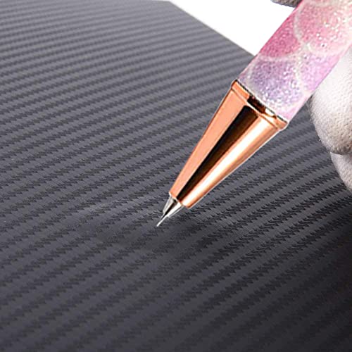 Weeding Tools for Vinyl，2 Pieces Air Release Pen Craft Vinyl Weeding Tools Stainless Steel Point Retractable Air Release Weeding Tools for Craft Weeding Essential Adhesive Vinyl (Multicolour) - size: multicolour Weeding
