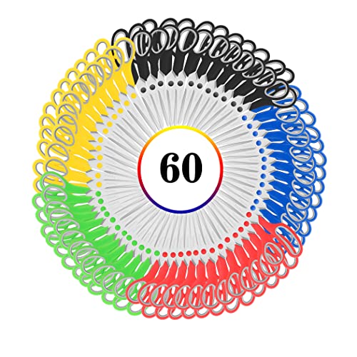 Scissors Bulk Set of 60-Pack, Taotree 8"Scissors All Purpose Heavy Duty - color: 60-pack Assorted