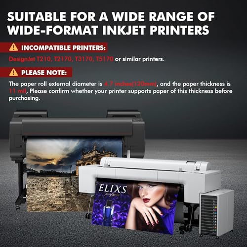 Koala Roll Photo Paper Resin Coated 24in x 110ft Satin Photo Print Paper