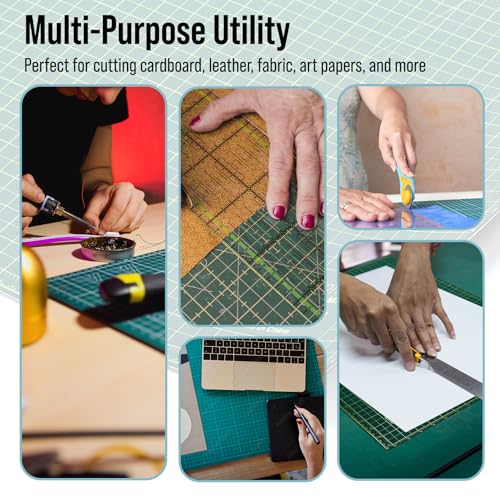 Adir Professional Self Reversible Healing Cutting Mat, 18 by 36-Inch, Green/Black - size: 36"L x 18"W