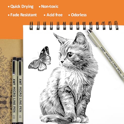 12+1 Fineliner Micro Drawing Art Pens Set - color: Micro Line Pen-13Pcs Set
