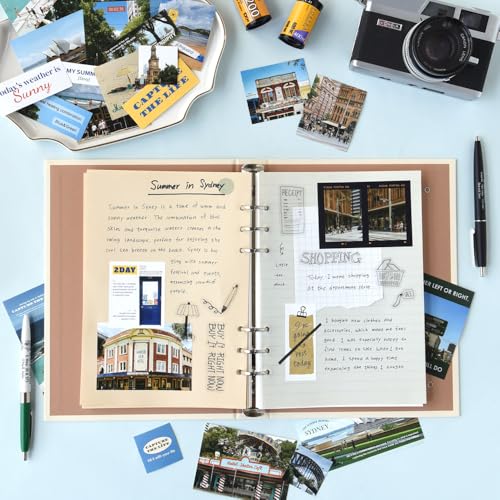 Monolike Capture The Life Sticker Pack - Sydney (102Pcs) - Variety Pack, Journal, Scrapbook, Waterproof, Fancy Sticker - color: Capture the Life - Sydney