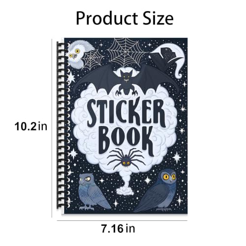 B5 Reusable Sticker Collecting Book Blank Sticker Album (Style C Black) - color: Style C Black