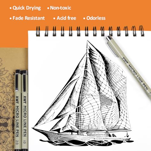 16Pcs Fineliner Micro Drawing Art Pens Set - color: Micro Line Pen-16Pcs Set