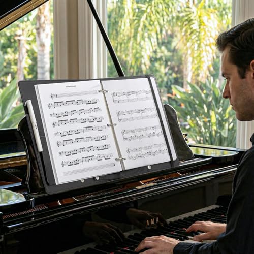 Sheet Music Folder, Choir Music Holder with Adjustable Handle Strap