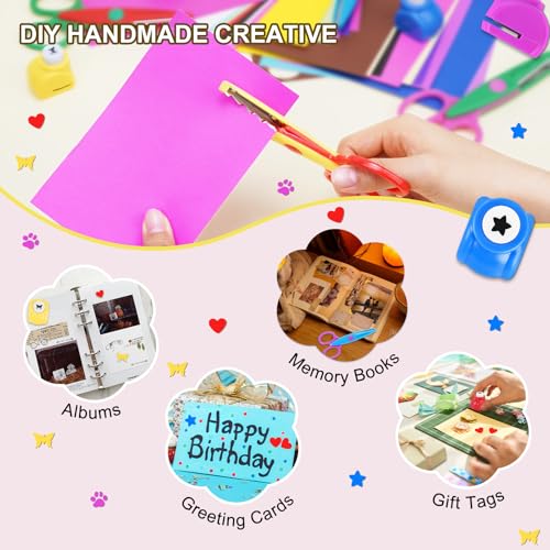 UCEC 44 Pack Crafting Set for DIY Crafts, Scrapbook, Card Making, School - color: Beginner Set 3
