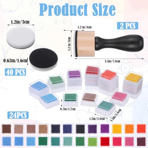 Ckhoid 66Pcs Mini Ink Blending Tool Set, 2 Mini Applicator Tools