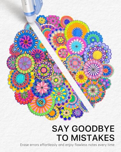 Four Candies Erasable Gel Pens, 0.7 mm Fine Point Pens, 12 Assorted Colors | Make Mistakes Disappear, Erasable Pens Multicolor, Retractable Erasable Pens for School, Journaling & Office Writing - color: 12 Colors