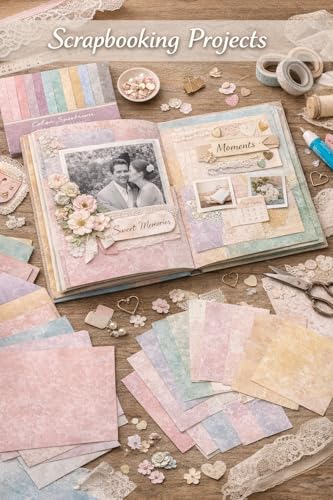 Scrapbook Paper Pad, 6x6 Inch, Single-Sided Decorative Craft Paper, 24 Sheets for Scrapbooking, Cardmaking & DIY Crafts - Vintage Pastel Pink - color: 6x6 Vintage Pastel Pink