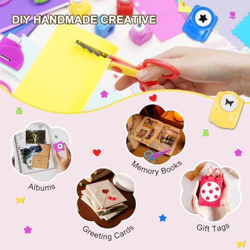 UCEC 44 Pack Arts and Crafts Supplies Kit for Kids, Crafting Set - color: 44 Pack - Beginner Set 1